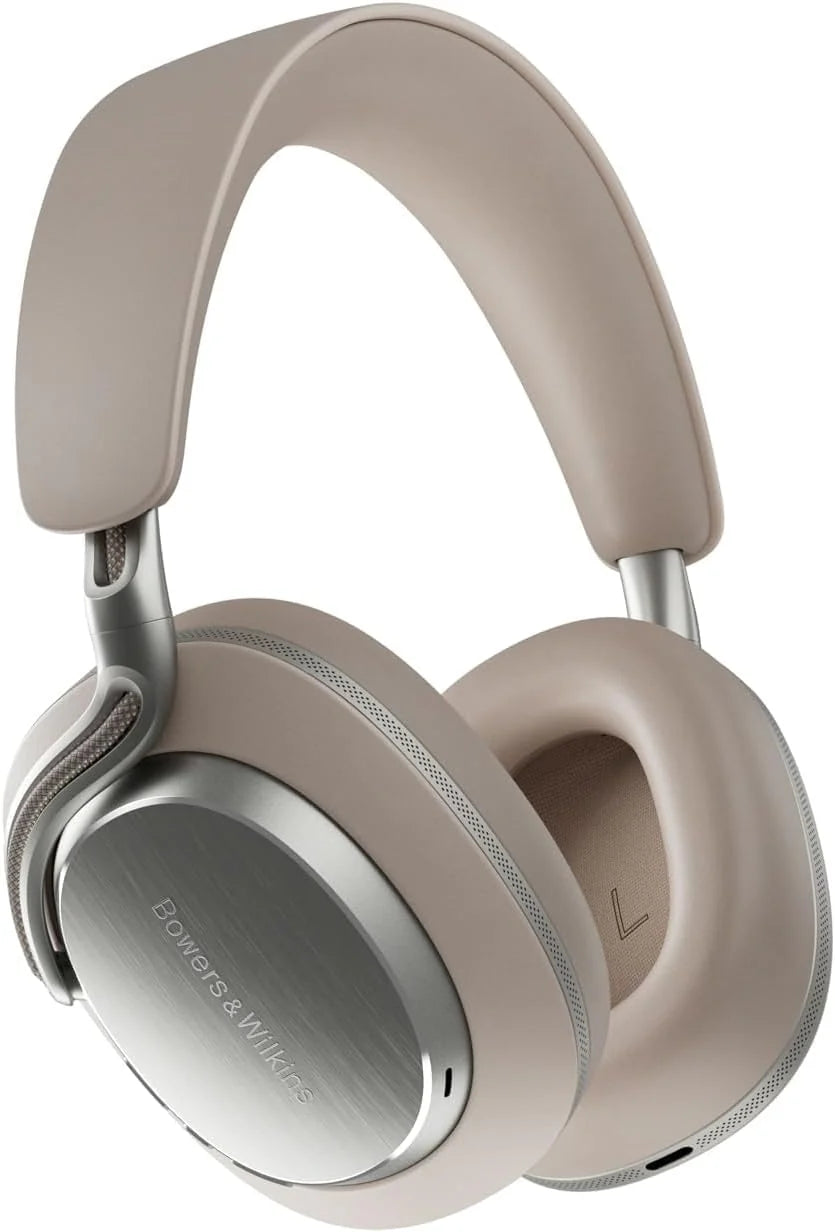 Bowers & Wilkins Px8 S2 bezprzewodowe słuchawki z redukcją szumów z Bluetooth Audio, funkcja szybkiego ładowania, 30 godzin odtwarzania w wysokiej rozdzielczości i mikrofonem - onyks czarny