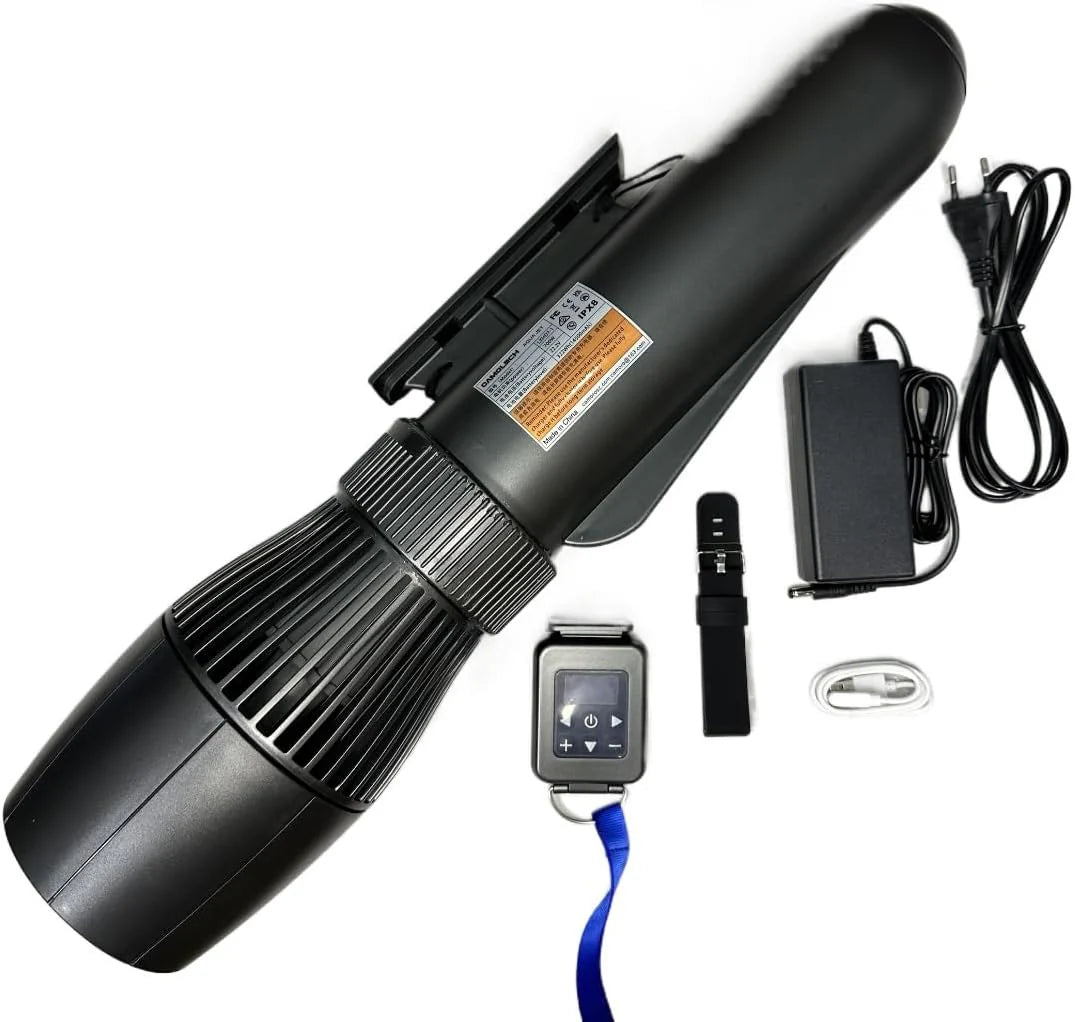 Elektryczny skuter wodny Jetski 700 W, 3 m/s, 14500 mAh, skuter wodny 160 min, bezszczotkowy silnik napędowy pod wodą do basenu i morza (standardowy + uchwyt + zestaw sup)