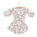Baby Clothes Soft Bamboo Robe, Natural Comfort | Dahlia Floral