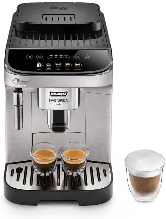 De'Longhi Magnifica Evo Ecam Ekspres do Kawy, Srebrny, 1450 WW 230 VV
