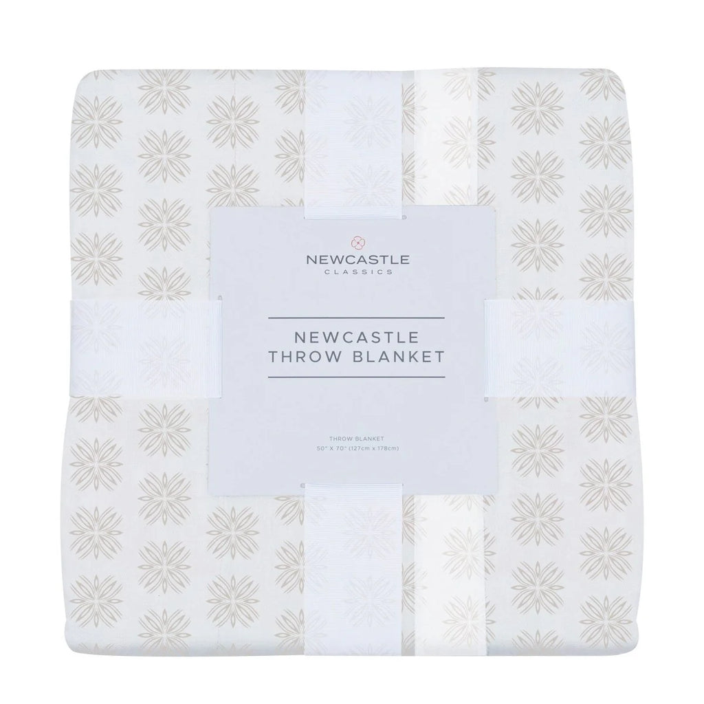 Flower Child Cotton Throw Blanket