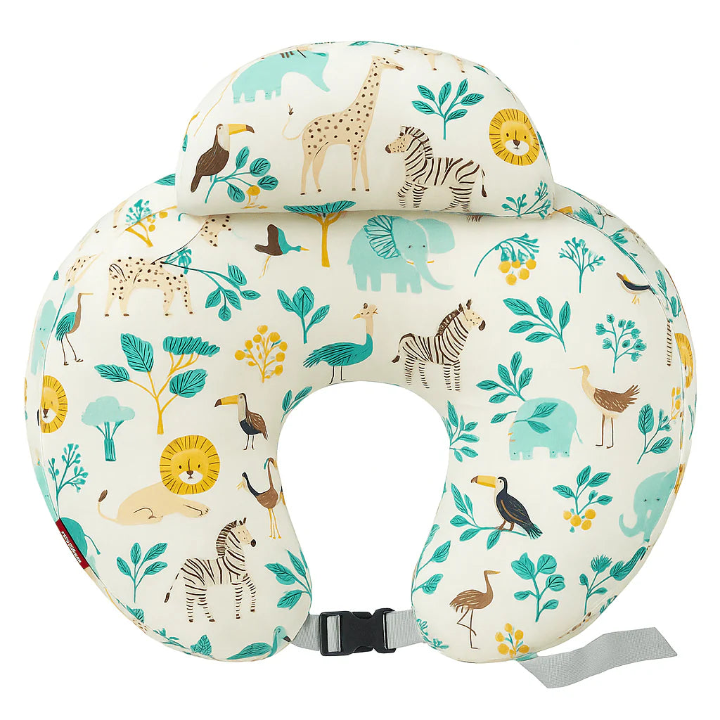 Wraparound Nursing Pillow with Safety Edge And Adjustable Strap