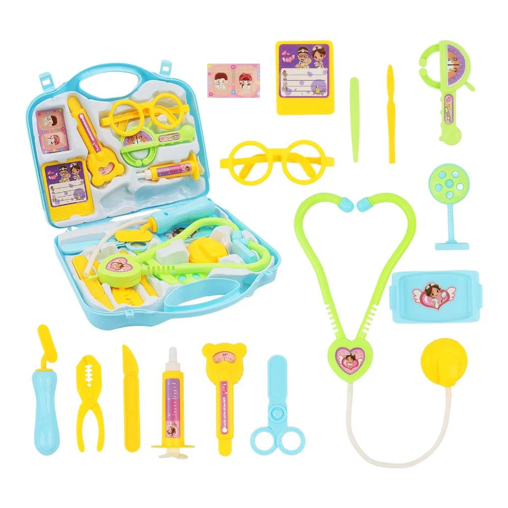 15 PCS Doctor Playset for Kids with Stethoscope Ages 3-8
