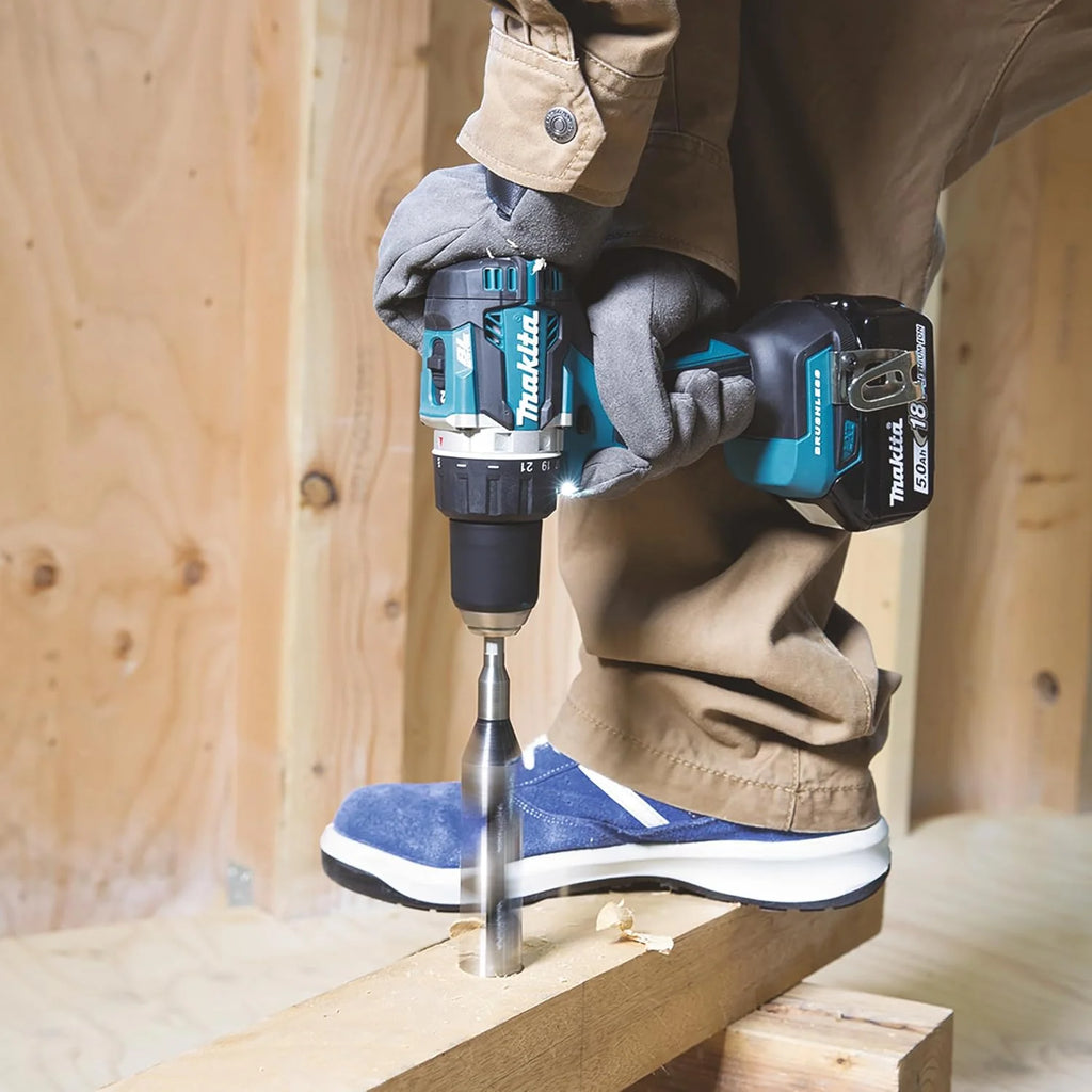Makita DDF484RTE wiertarko-wkrętarka akumulatorowa 18 V/5,0 Ah, 2 akumulatory + ładowarka w walizce