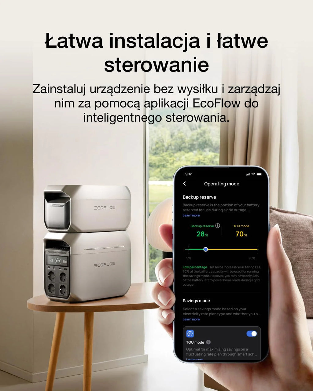 EF ECOFLOW DELTA 3 przenośna stacja zasilania, baterii 1024 Wh z możliwością rozszerzenia, zasilanie rezerwowe na kemping z możliwością rozszerzenia, zasilanie rezerwowe do domu