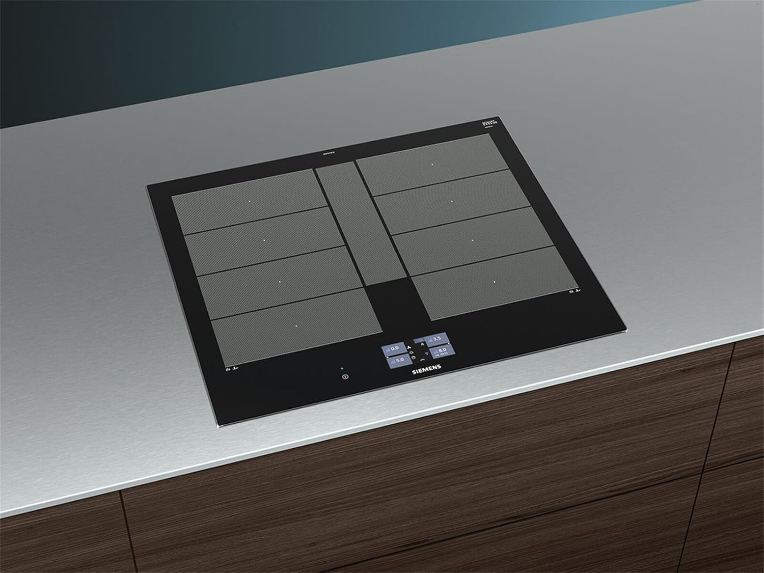 Siemens EX975LXC1E płyta indukcyjna, płyta grzewcza ceramiczna, czarna, 91,2 x 52 x 5,1 cm