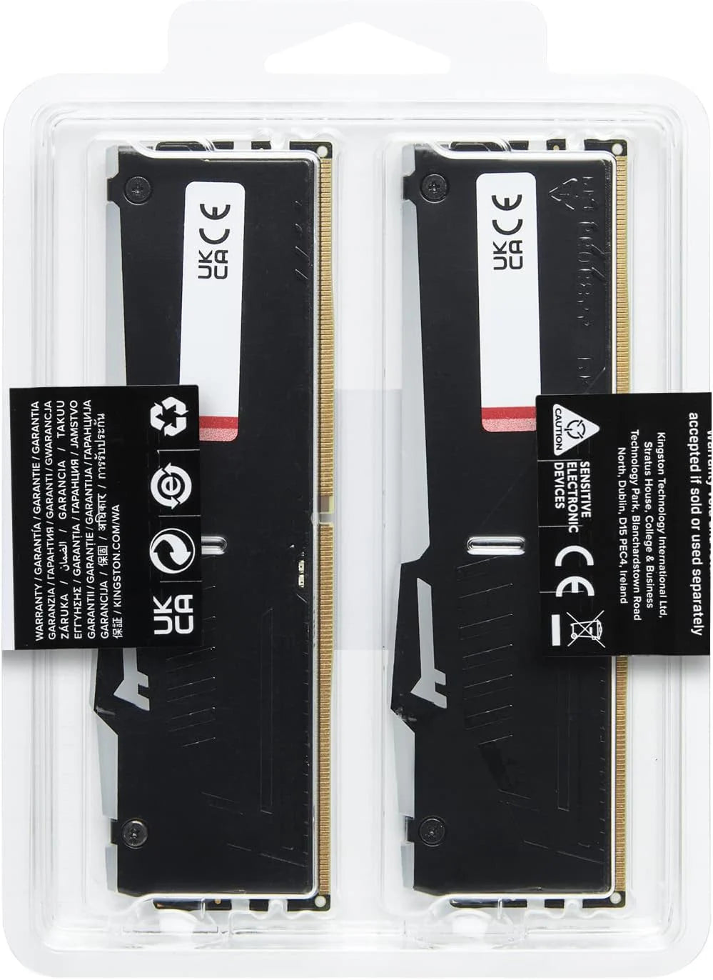 DDR5 64GB KIT 2x32GB PC 6000 Kingston FURY Beast RGB EX KF560C36BBEAK2-64