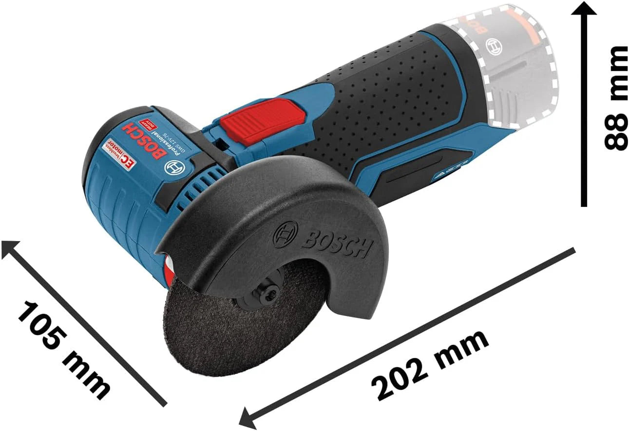 Bosch Professional Combo Kit GSR 12V-15 + GWS 12V-76 (w zestawie 2 x akumulator 2,0 Ah, ładowarka GAL 12 V-40, w L-BOXX)
