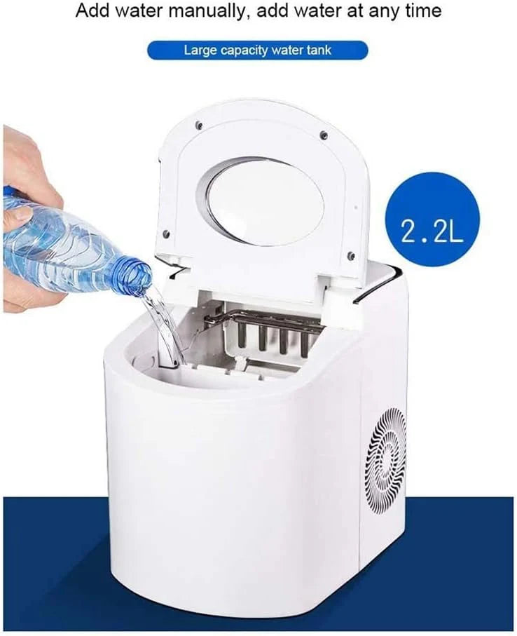 Kostkarka do lodu, domowa komercyjna kostkarki do lodu Automatyczna kostkarka do lodu Mini Bullet Round Ice Cube Block Maszyna do produkcji