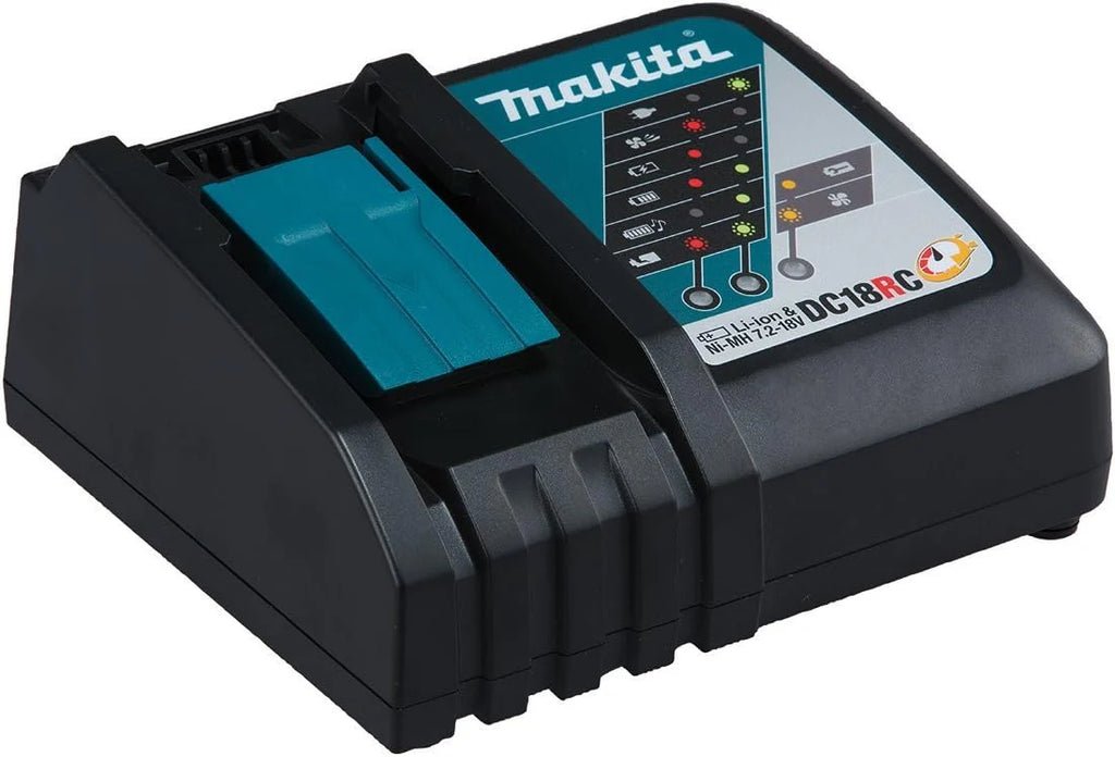 Makita Akumulatorowa Wiertarko-Wkrętarka Udarowa 18 V/5 Ah, 2 Akumulatory i Ładowarka w Makpac, 1 Sztuka, DHP458RTJ