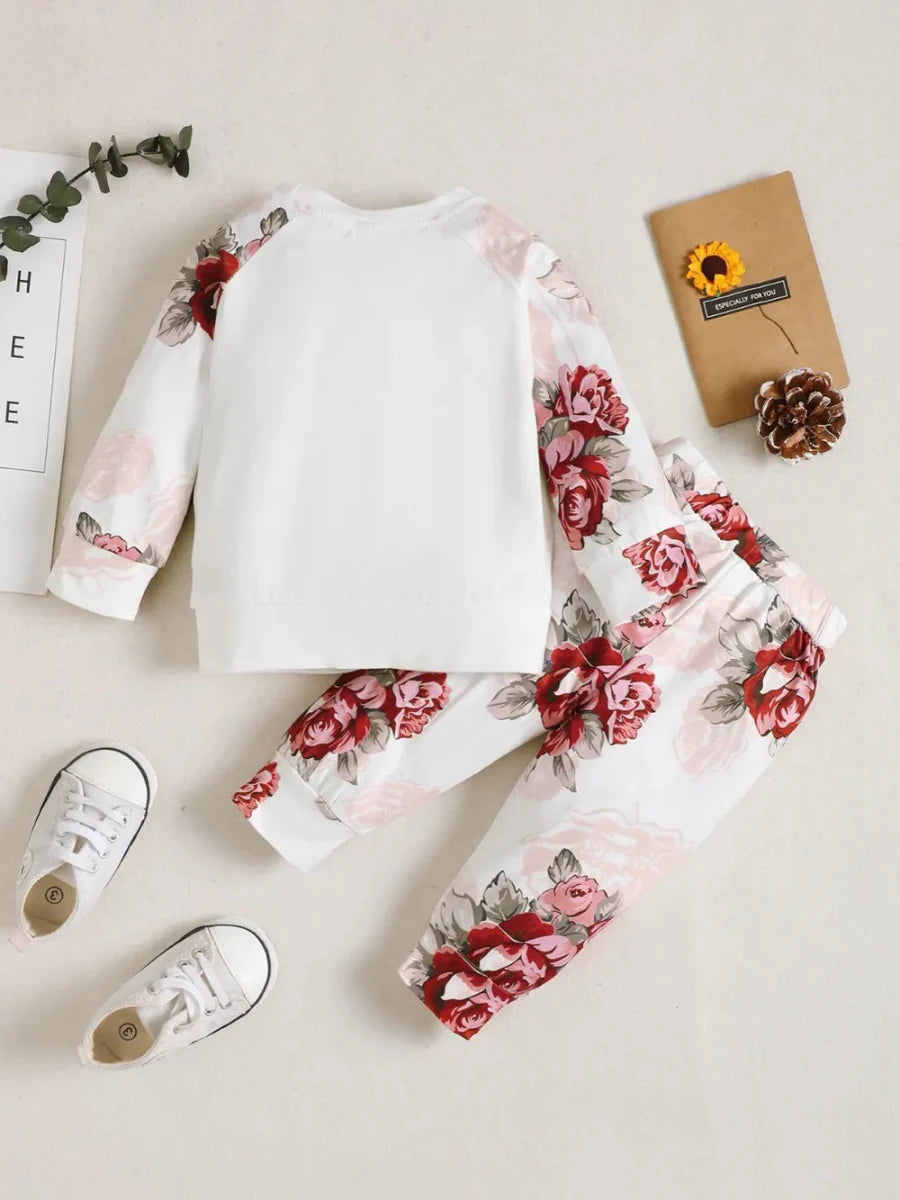 Baby long sleeve outfit set with pockets – 3M to 24M