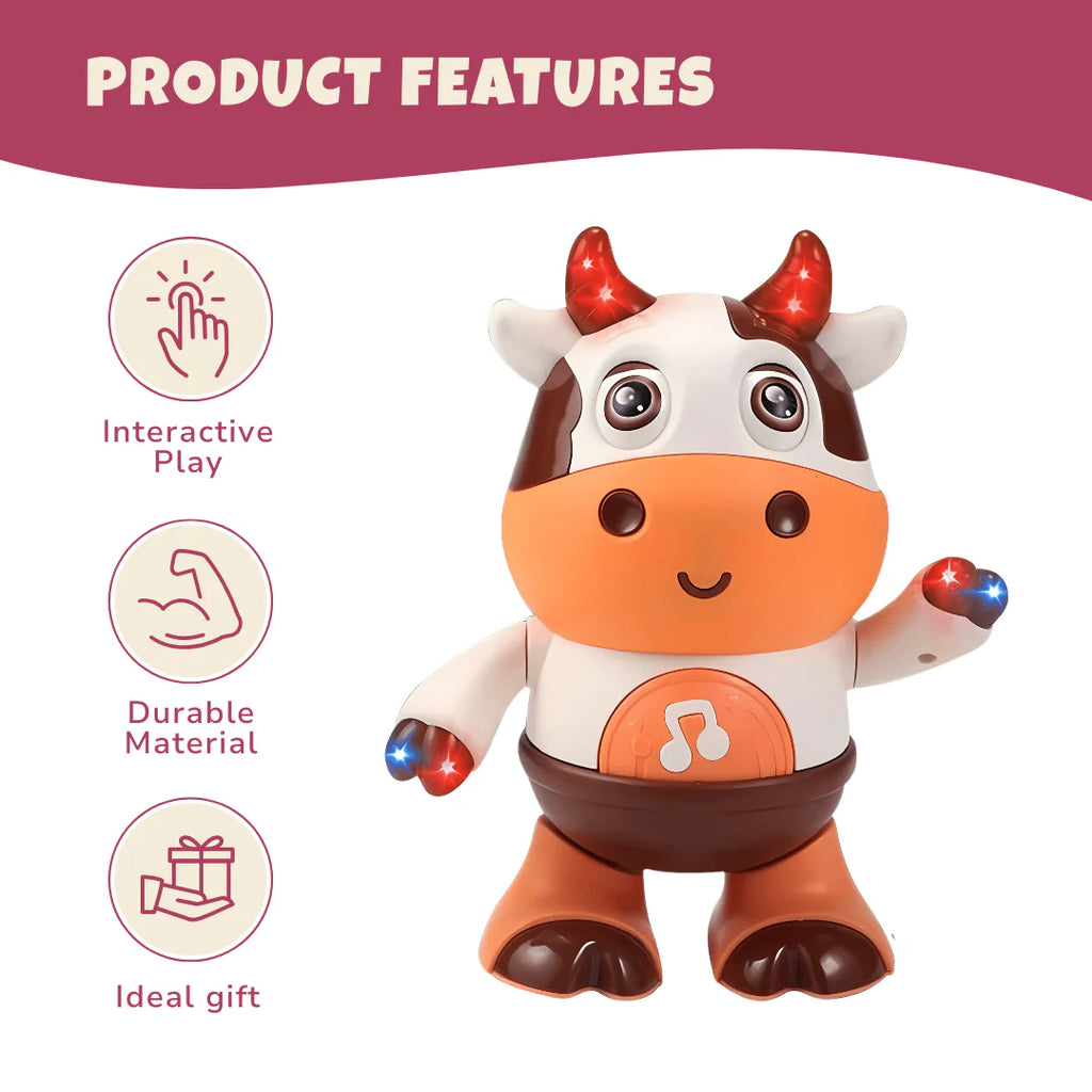 Musical Cow – Singing, Dancing, Walking with LED Lights, Moving Eyes