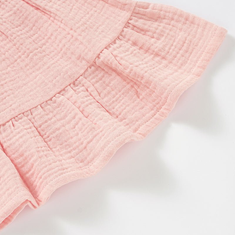 Baby clothes Organic Cotton Muslin Baby Dress Soft & Breathable
