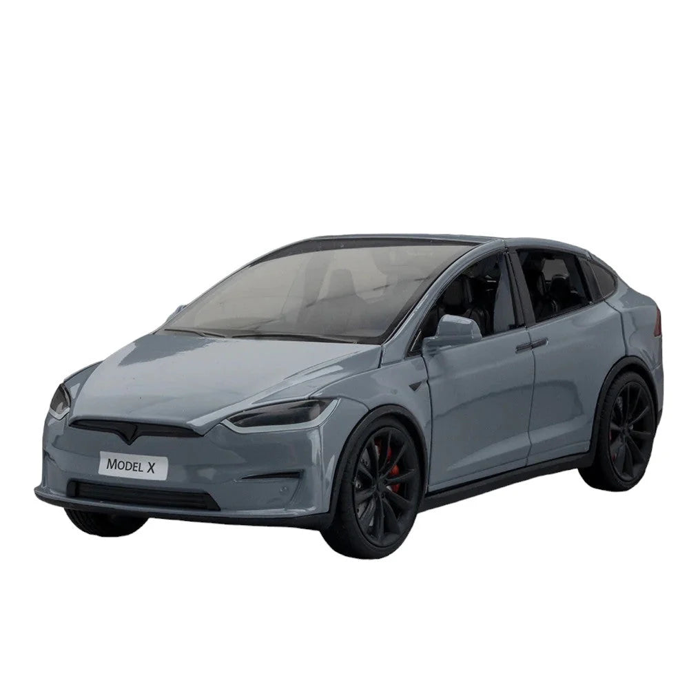 Cast Metal Tesla Car 1:24 Scale – Lights & Sounds, Model Toy