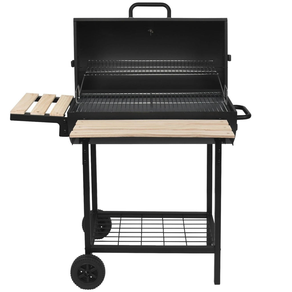 Grill węglowy Robby 76x33,5 cm z wózkiem - Smoker One XL