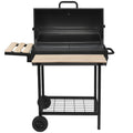 Grill węglowy Robby 76x33,5 cm z wózkiem - Smoker One XL