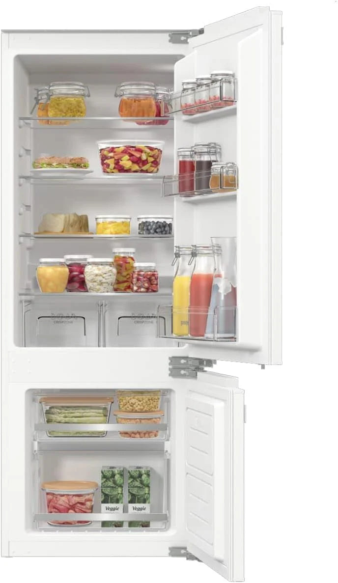 Gorenje NRKI517E41 lodówko-zamrażarka do zabudowy/178 nisza/zawias do drzwi przesuwnych/EEK:E/NoFrost DualAdvance/252L/AdaptTech/SuperCool/ConvertActive/EcoMode/wys. x szer. x gł.: 177,2 x 54 x 54,5