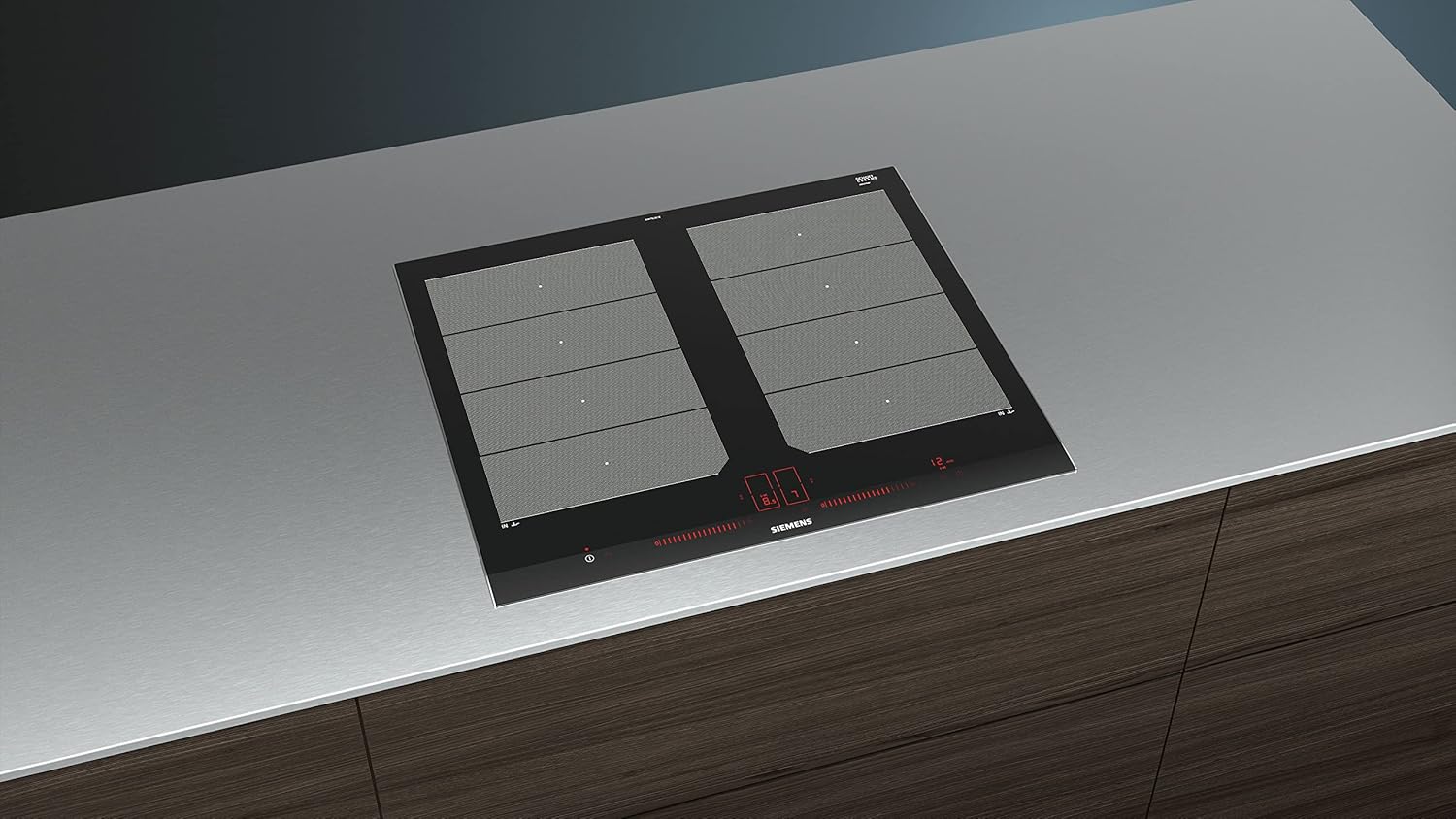Siemens EX975LXC1E płyta indukcyjna, płyta grzewcza ceramiczna, czarna, 91,2 x 52 x 5,1 cm