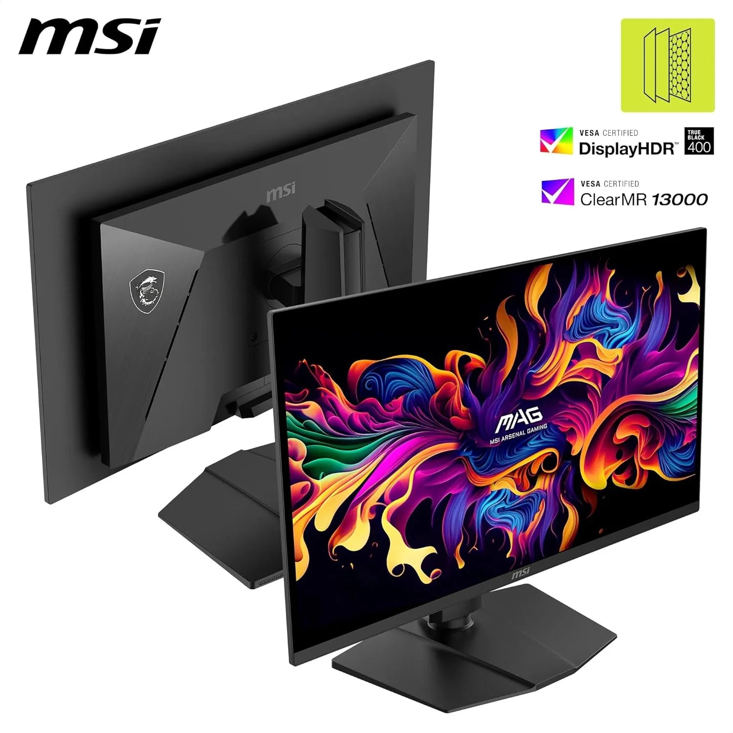 MSI MAG 273QP QD-OLED X24 Gaming Display 26,5 WQHD - Quantum Dot OLED Panel 2560 x 1440, 240Hz / 0,03ms, 99.1% DCI-P3, XXL) E≤2, DisplayHDR True Black 400 - DP 1.4a, HDMI 2.1.1