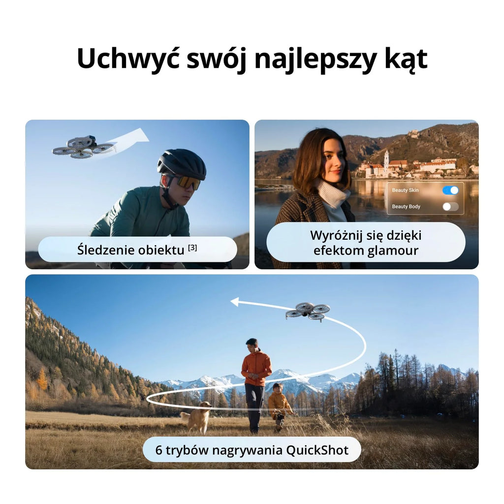 DJI Flip z kontrolerem RC 2 z wyświetlaczem, dron Follow Me z kamerą 4K UHD dla dorosłych, masa poniżej 249 g, 3-osiowy gimbal, transmisja wideo 13 km, start z dłoni i 31 min lotu