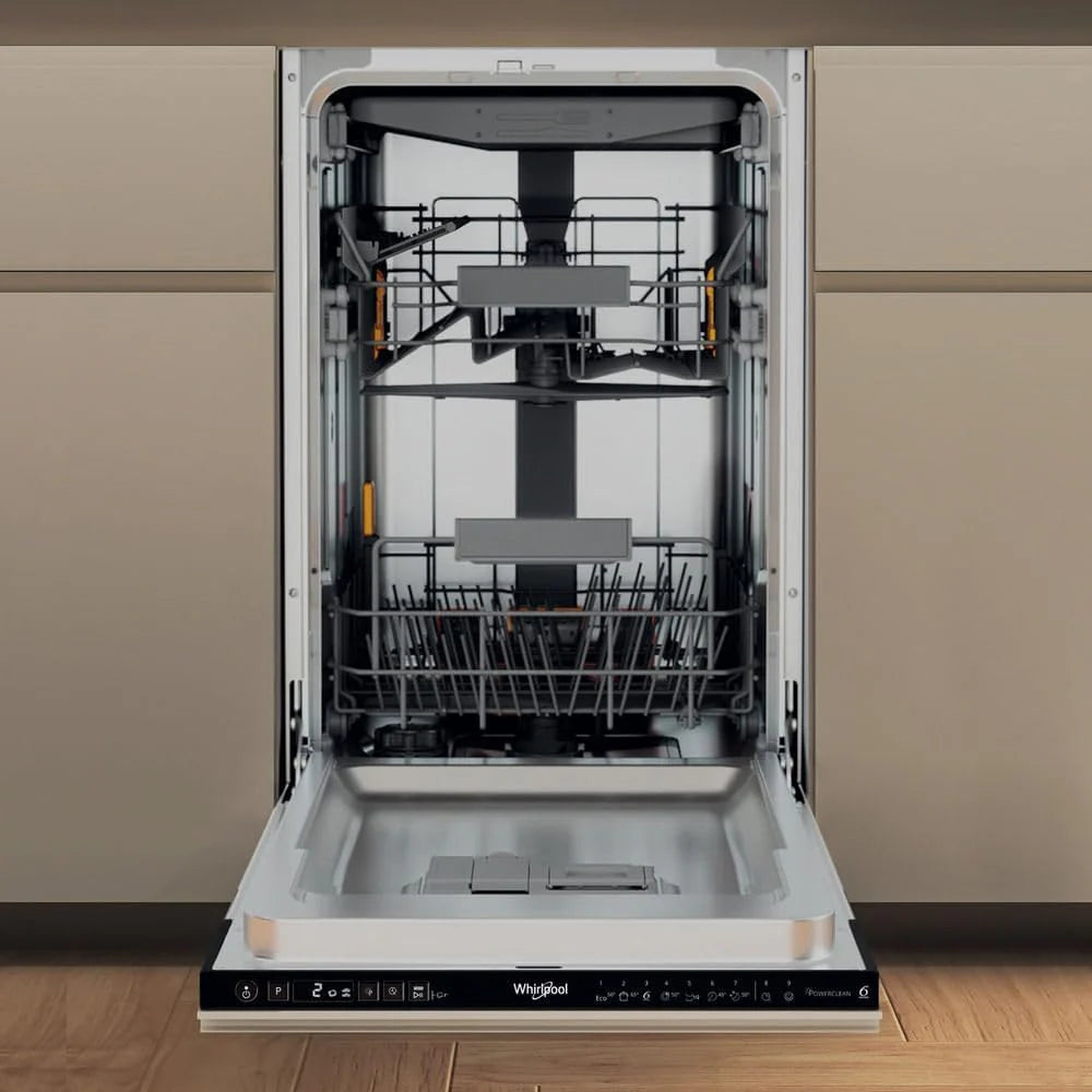 Whirlpool Zmywarka 45 cm, klasa C, 11 koców, trzeci kosz stały
