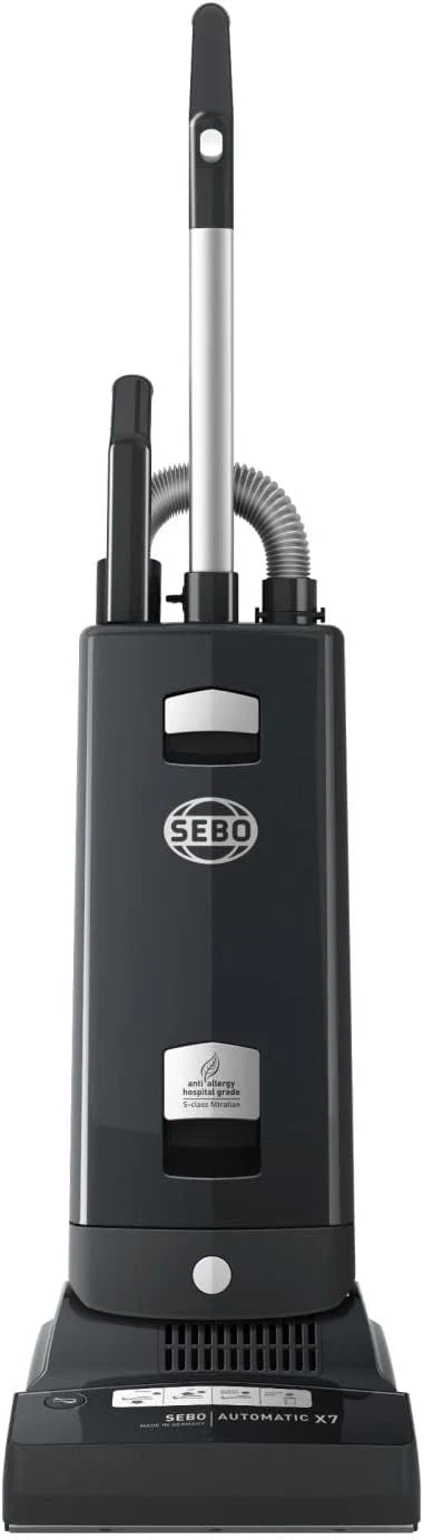SEBO Automatic X7 odkurzacz szczotkowy, tworzywo sztuczne, szary, 117 x 31 x 31,00 cm