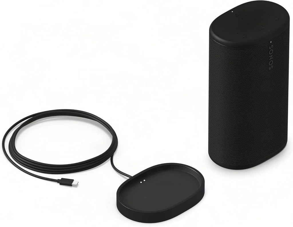 Sonos Play | Mocny, Przenośny i Gotowy na Wszystko, Zapewnia Dźwięk Stereo i Baterię, Która Wystarcza na Cały Dzień, Niezależnie od Tego, Gdzie Jesteś. (Biały)