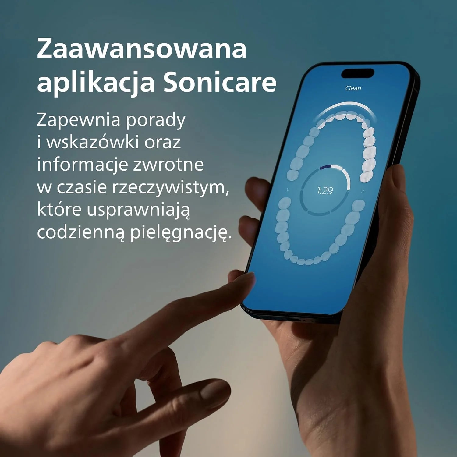 Elektryczna szczoteczka Philips Sonicare DiamondClean Smart 9400, soniczna szczoteczka do zębów z aplikacją, czujnik nacisku, 4 tryby szczotkowania i 3 poziomy intensywności, kolor czarny, HX9918/89