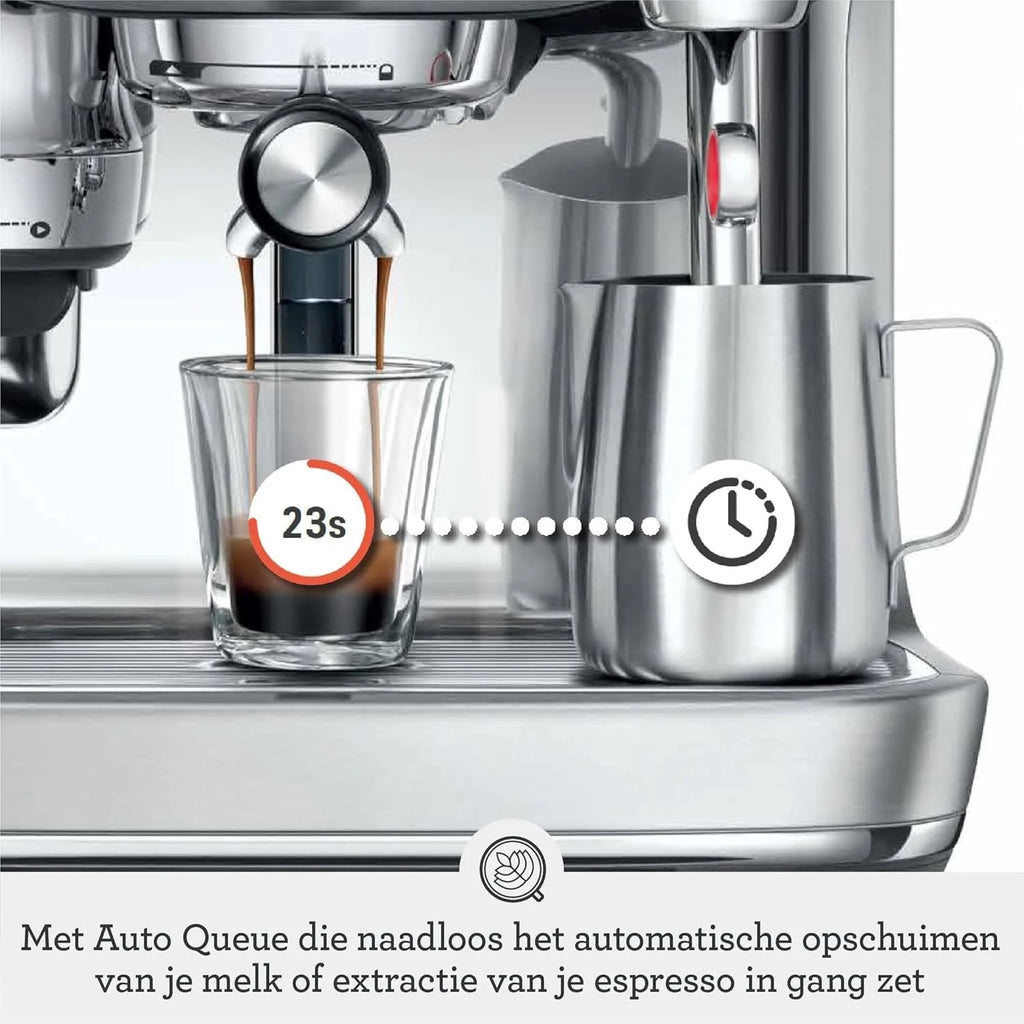 Sage - The Oracle Jet, Professional Coffee Machine with Manual and Automatic Milk Frother, Stainless Steel, Stal Nierdzewna
