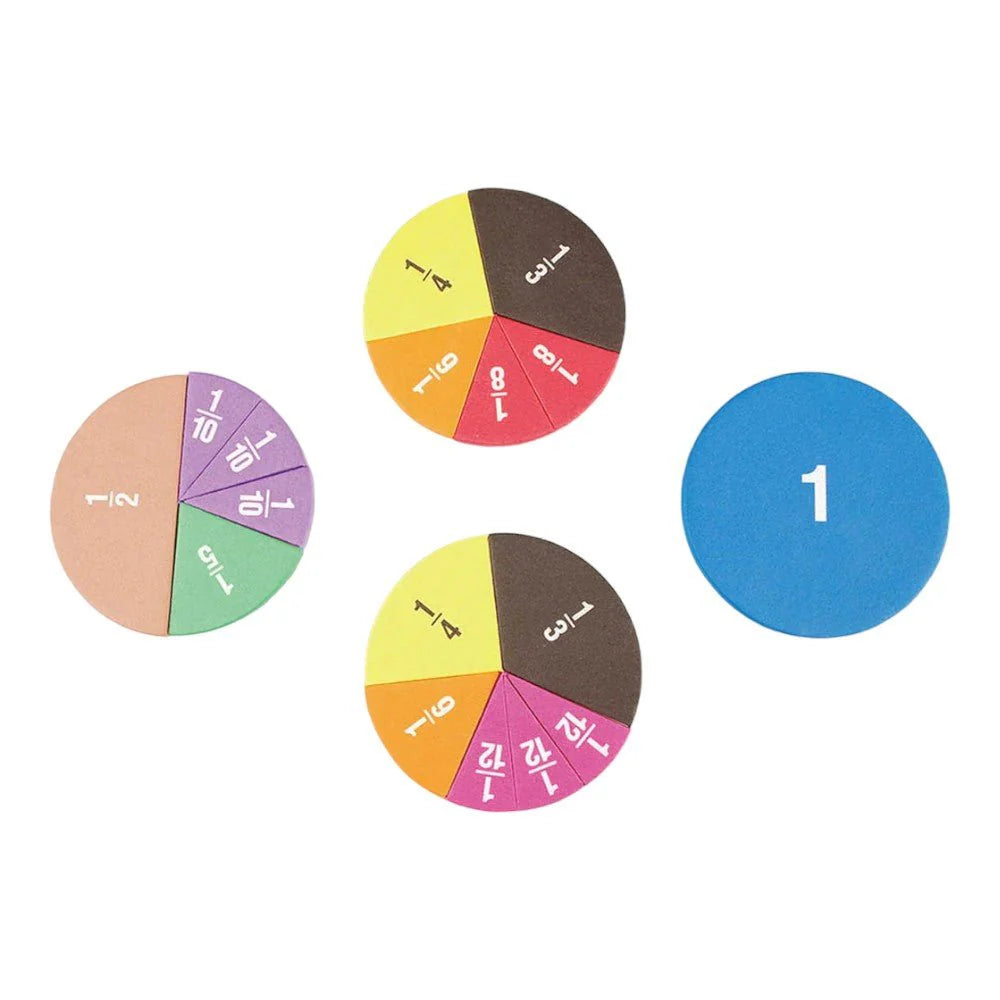 51-Pieces Fraction Set - Visual Learning for Math Mastery