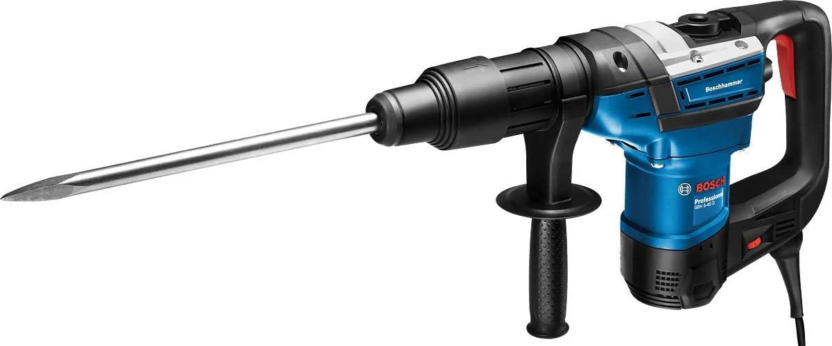Bosch Professional: młot udarowo-obrotowy GBH 5-40 DCE (1 150 W, uchwyt SDS max, nominalna prędkość obrotowa 165 – 330 min-1, walizka)