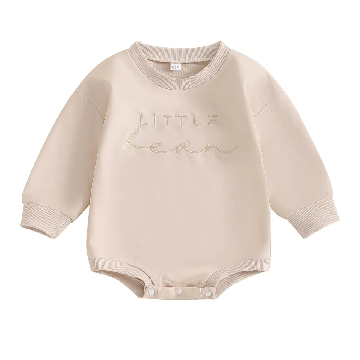 Baby Sweatshirt Bodysuit Letter Embroidery Long Sleeve Clothes