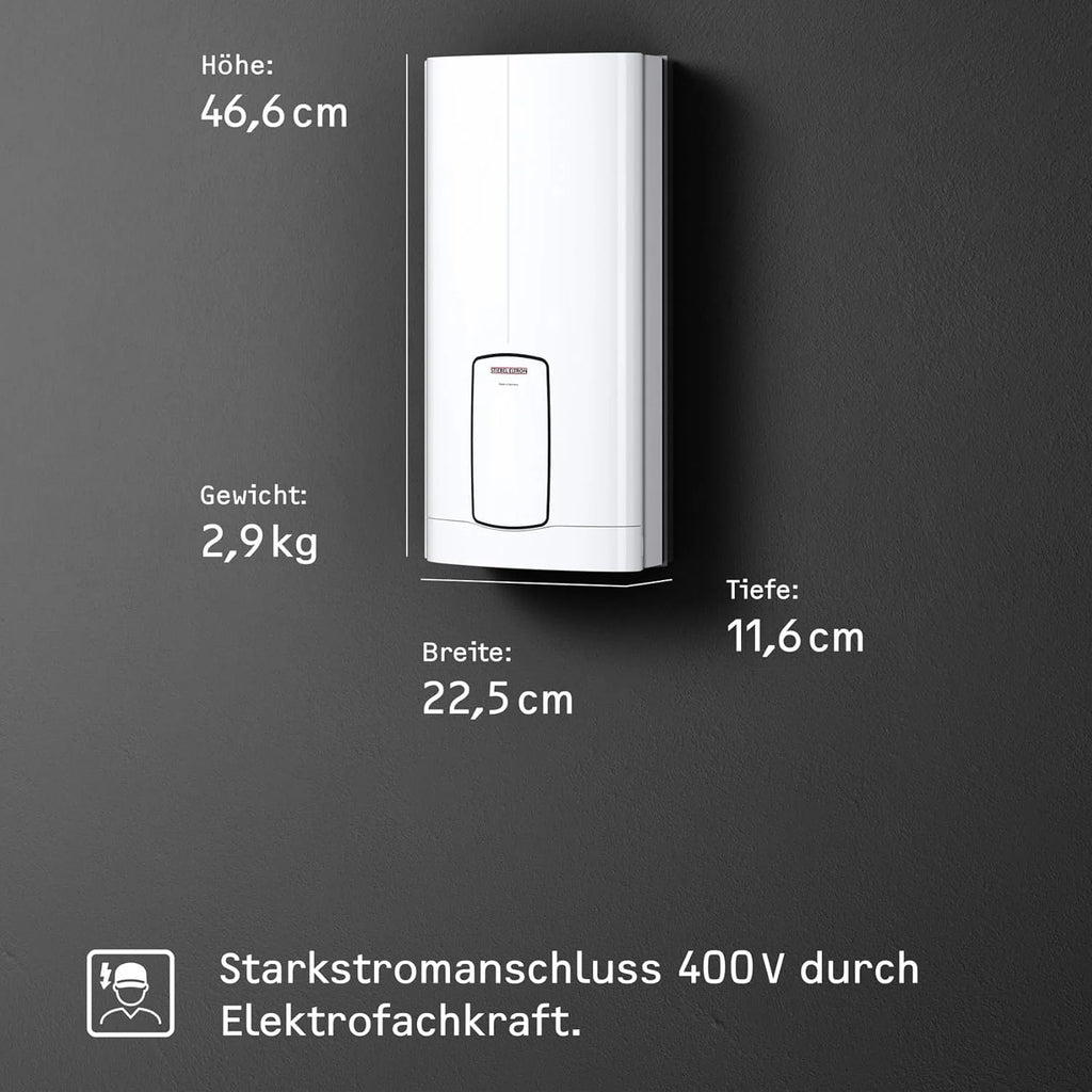 STIEBEL ELTRON Najnowsza generacja elektronicznego podgrzewacza wody HDB-E 11/13 Trend, energooszczędny dzięki technologii 2i, regulacja żądanej temperatury, 204208