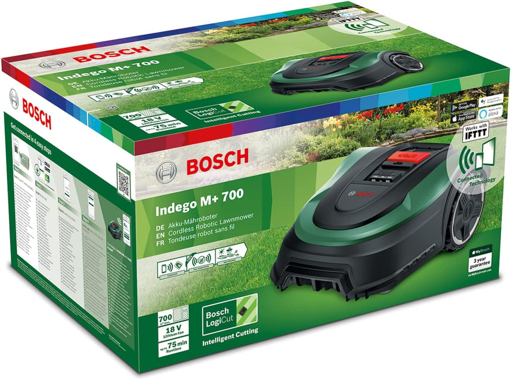 Bosch Home And Garden Kosiarka Robotyczna Akumulatorowa, Indego M+ 700, 06008B0303