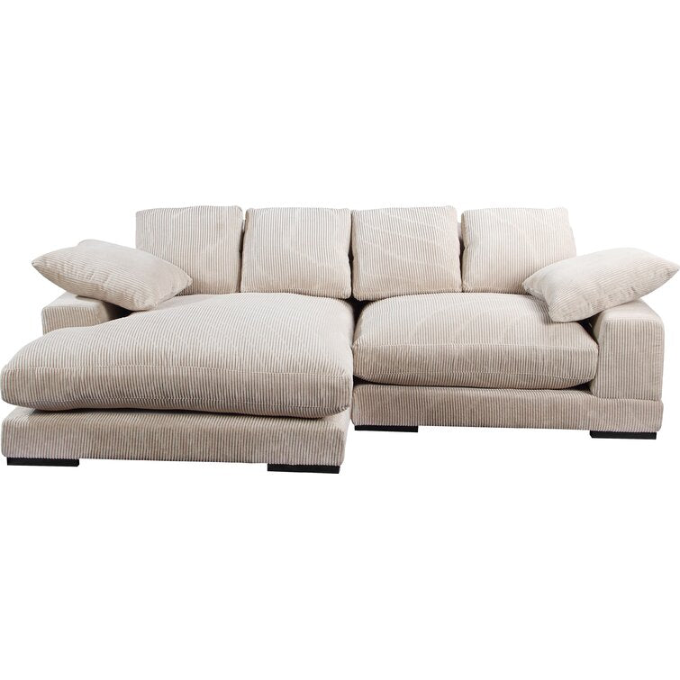 Sofa i leżanka dwustronna o szerokości 106 cali
