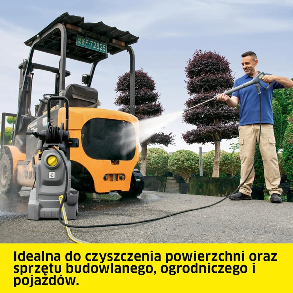 Kärcher myjka ciśnieniowa HD 5/11 EX Plus Classic, ciśnienie robocze: 110 bar, wydajność: 500 l/h, waga: 21 kg, wąż: 8 m, lanca, pistolet ciśnieniowy, dysza rotacyjna, bęben na wąż