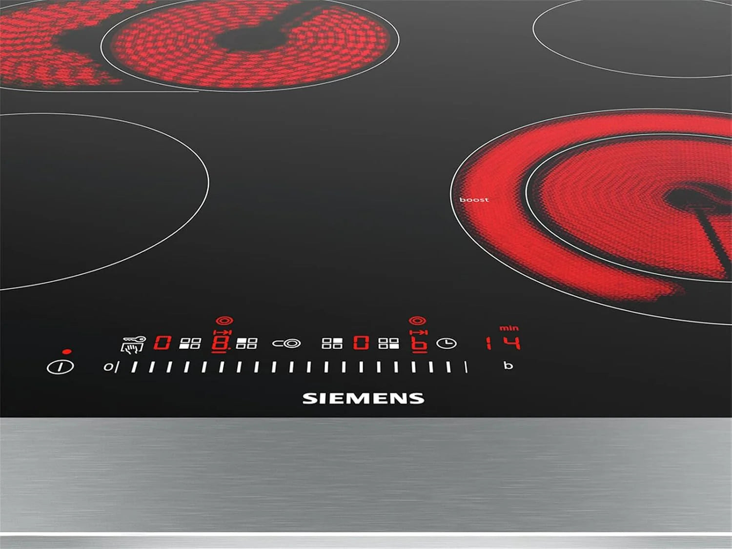 Siemens ET601FNP1E iQ300 płyta kuchenna, 4 elementy grzejne, 57,2 cm, ceramika szklana