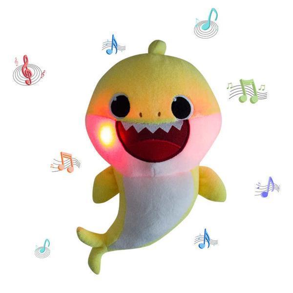 Baby Shark Plush Toy with Lights and Full Song Sound Effects 12in