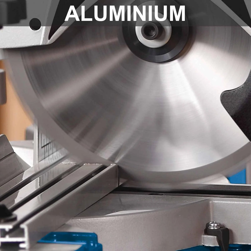 Scheppach Piła ukośna HM110MP | do drewna, aluminium, stali, tworzywa sztucznego, miedzi | wysokość cięcia: 90 mm / długość 340 mm | 2000 W z 2 prędkościami | piła wielofunkcyjna Ø 254 mm | piła ukośnica