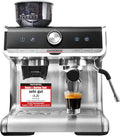 Gastroback Espresso Barista Pro Ekspres do Kawy, Srebrny/Czarny, 1550W 240V
