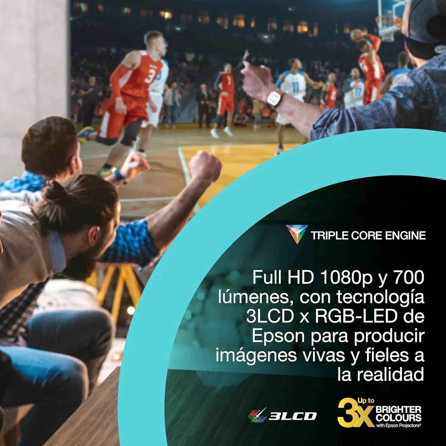 Epson Lifestudio Pop EF-62B czarny metaliczny przenośny inteligentny projektor, Sound by Bose, Google TV, 4K Pro-UHD, do użytku wewnątrz/na zewnątrz, 5 lat