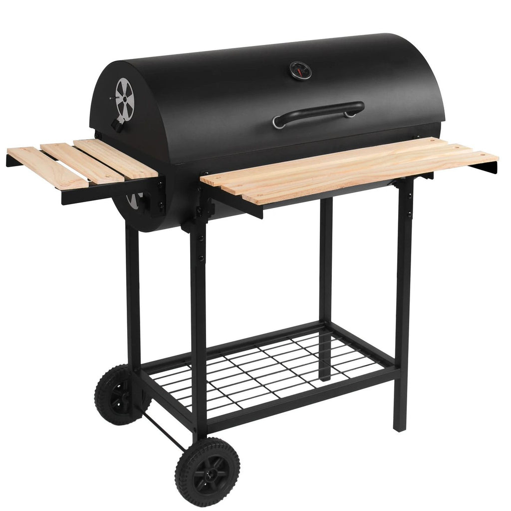 Grill węglowy Robby 76x33,5 cm z wózkiem - Smoker One XL