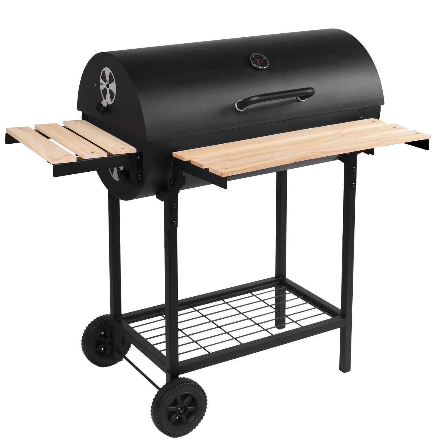Grill węglowy Robby 76x33,5 cm z wózkiem - Smoker One XL