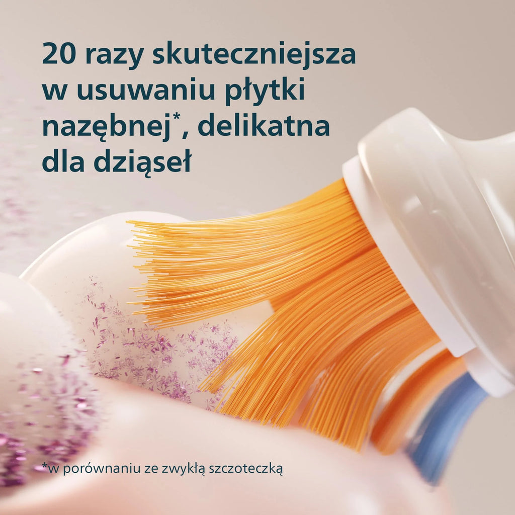 Philips Sonicare DiamondClean 9900 Prestige Elektryczna szczoteczka do zębów z technologią i aplikacją SenseIQ, 5 trybów szczotkowania, etui podróżne do ładowania, kolor szampański, HX9992/44
