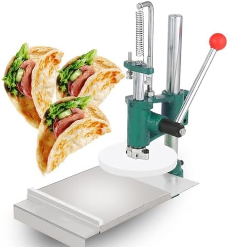 Maszyna do makaronu do pizzy, ręczna maszyna do makaronu, maszyna do makaronu do pizzy, automat do pizzy domowej, do pizzy, tortilla, plastry naleśników, 15 cm