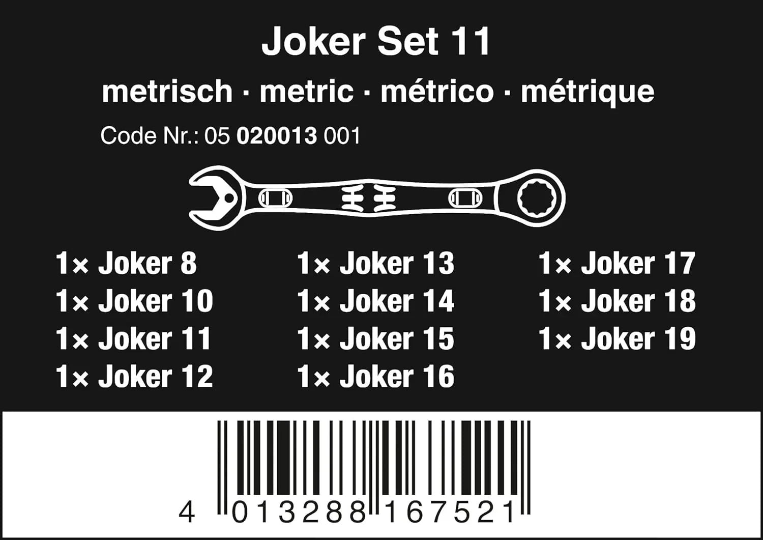 5003594001 8100 SB 2 Zyklop 3/8 Metric Ratchet Set ( Piece of 43)