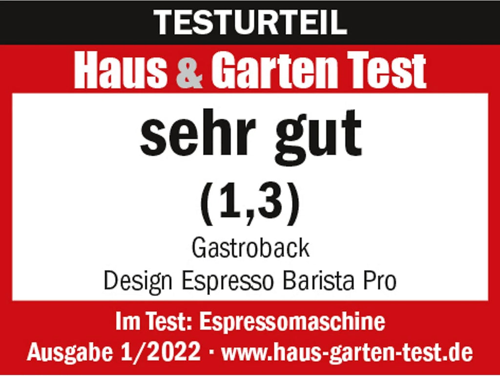Gastroback Espresso Barista Pro Ekspres do Kawy, Srebrny/Czarny, 1550W 240V