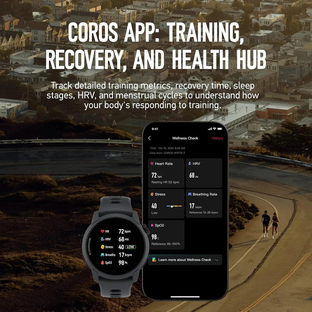 COROS PACE 4 Ultralekki sportowy zegarek GPS, ekran dotykowy AMOLED 1,2, 19 dni codziennego użytkowania, sterowanie głosem, zaawansowane narzędzia treningowe, GPS, nawigacja (biała chmura)