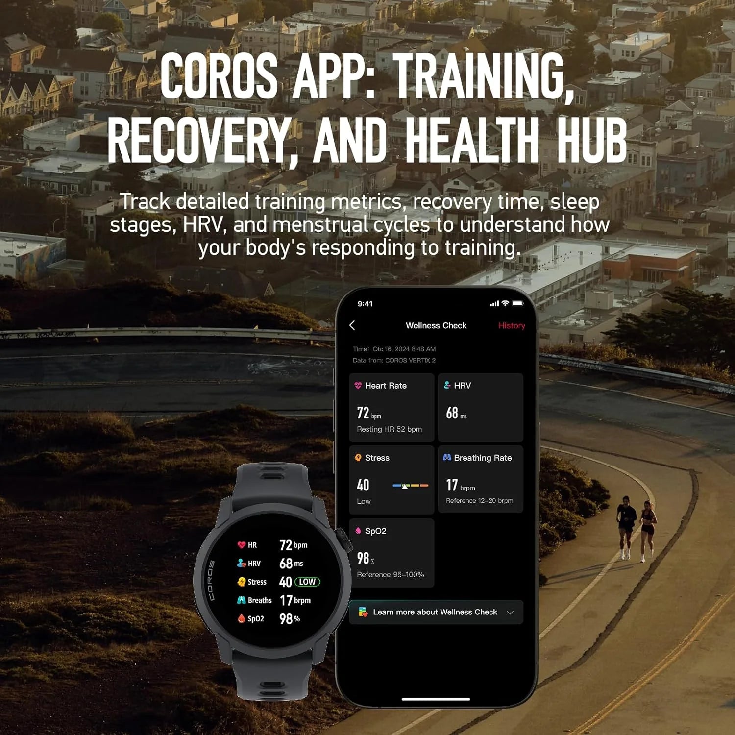 COROS PACE 4 Ultralekki sportowy zegarek GPS, ekran dotykowy AMOLED 1,2, 19 dni codziennego użytkowania, sterowanie głosem, zaawansowane narzędzia treningowe, GPS, nawigacja (biała chmura)