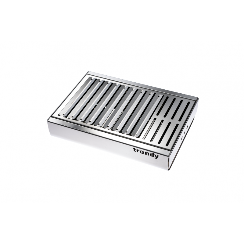 Modny przenośny grill węglowy ze stali nierdzewnej